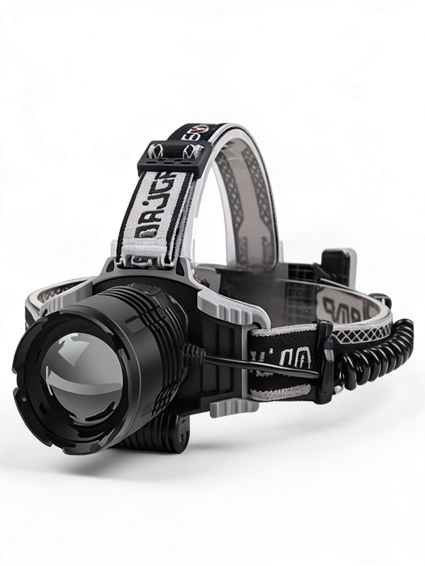 Aluminum Alloy Outdoor USB Rechargeable LED Zoom-able Headlight