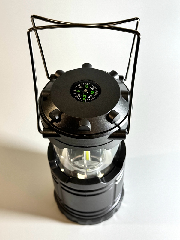 Portable Extension with Compass Lantern Light