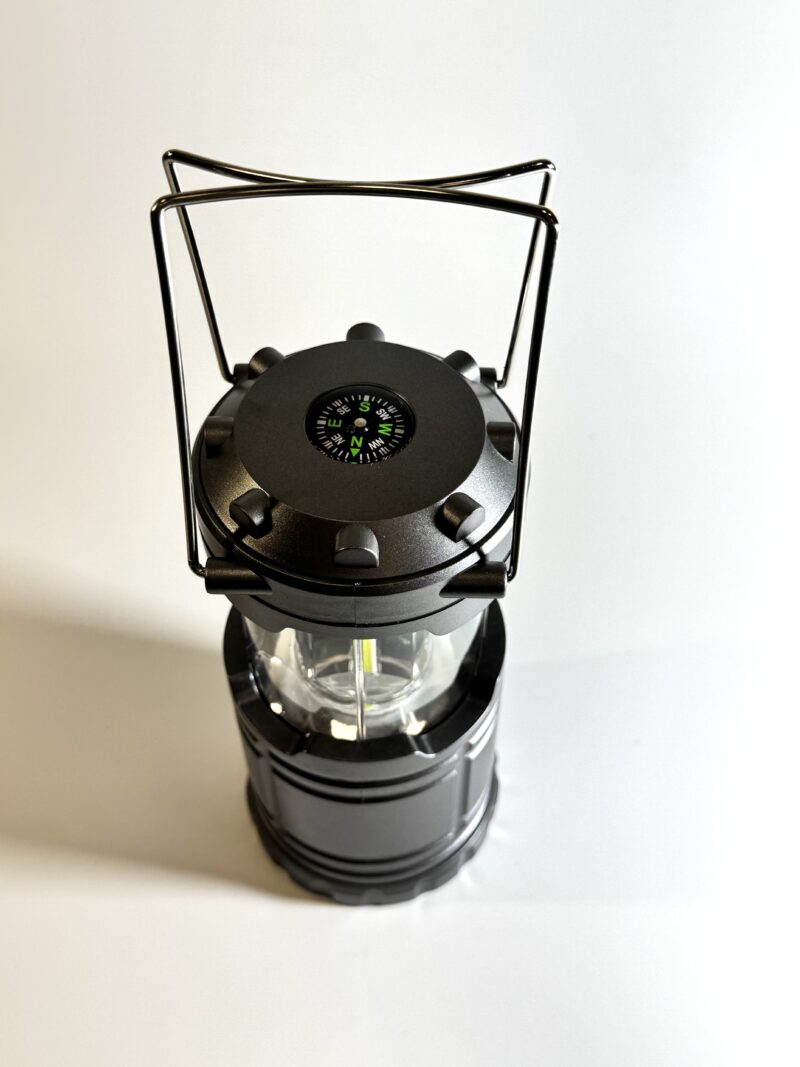 Portable Extension with Compass Lantern Light